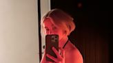 Julianne Hough shows off her toned figure in teeny black bikini