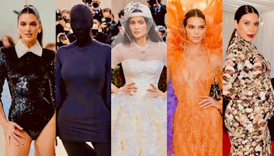 See the Kardashians' & Jenners' Met Gala Looks Through the Years