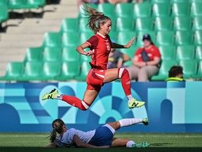 Canadian women's soccer team opens 2024 Olympics with a win, but cannot outrun its spying scandal