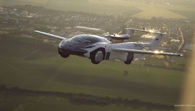 Flying car makes world’s first flight with passenger