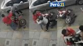 ¡Otro secuestro!: Hombre es raptado a metros de una comisaría en Lima | VIDEO