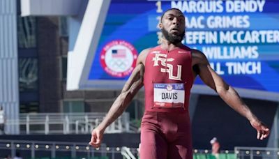 FSU jumper Jeremiah Davis wins gold in men's long jump during U.S. Olympic Trials