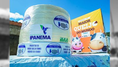 Maior queijo do mundo será apresentado em evento em Minas Gerais