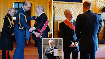 Prince William honours Sir Ridley Scott for services to film industry