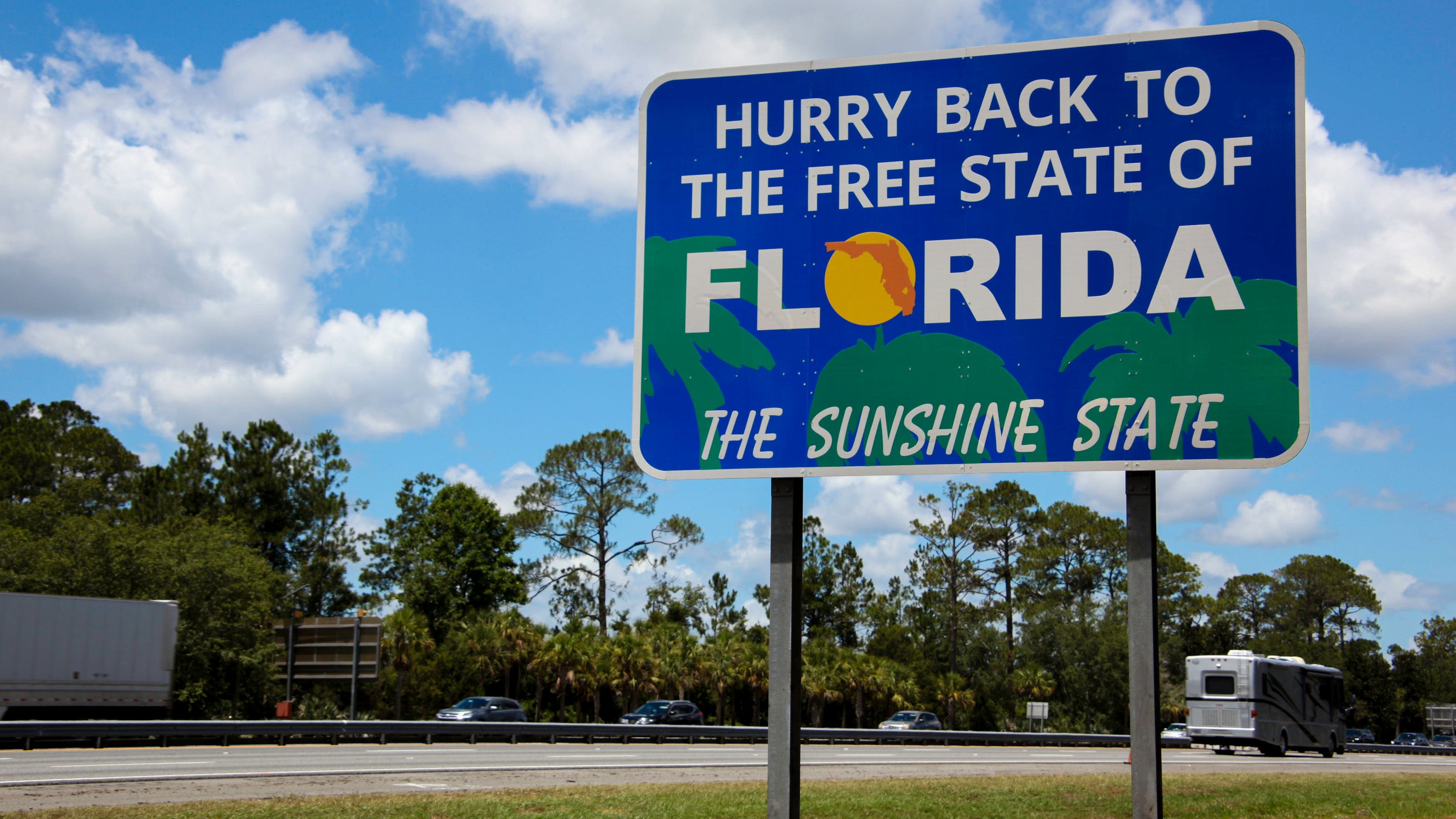 ‘Free State of Florida’ signs unveiled in Florida. What we know, and what we don’t