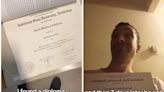 A man who found a diploma inside a 'Star Wars' book at Goodwill tracked down its owner and says they're now 'best friends'