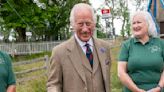 Beaming King Charles visits giant bog at Forsinard Flows in Scotland