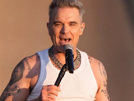 Robbie Williams entertains BST crowd with special guest Danny Dyer