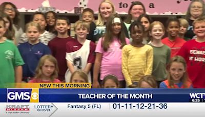 Sophie Hartman of Riversink Elementary awarded WCTV and Envision Credit Union ‘Teacher of the Month’