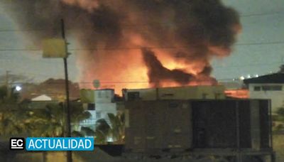 Un incendio alarmó en Guayaquil este martes 9 de julio