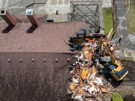 See demolition video of Martin Luther King Park Lodge