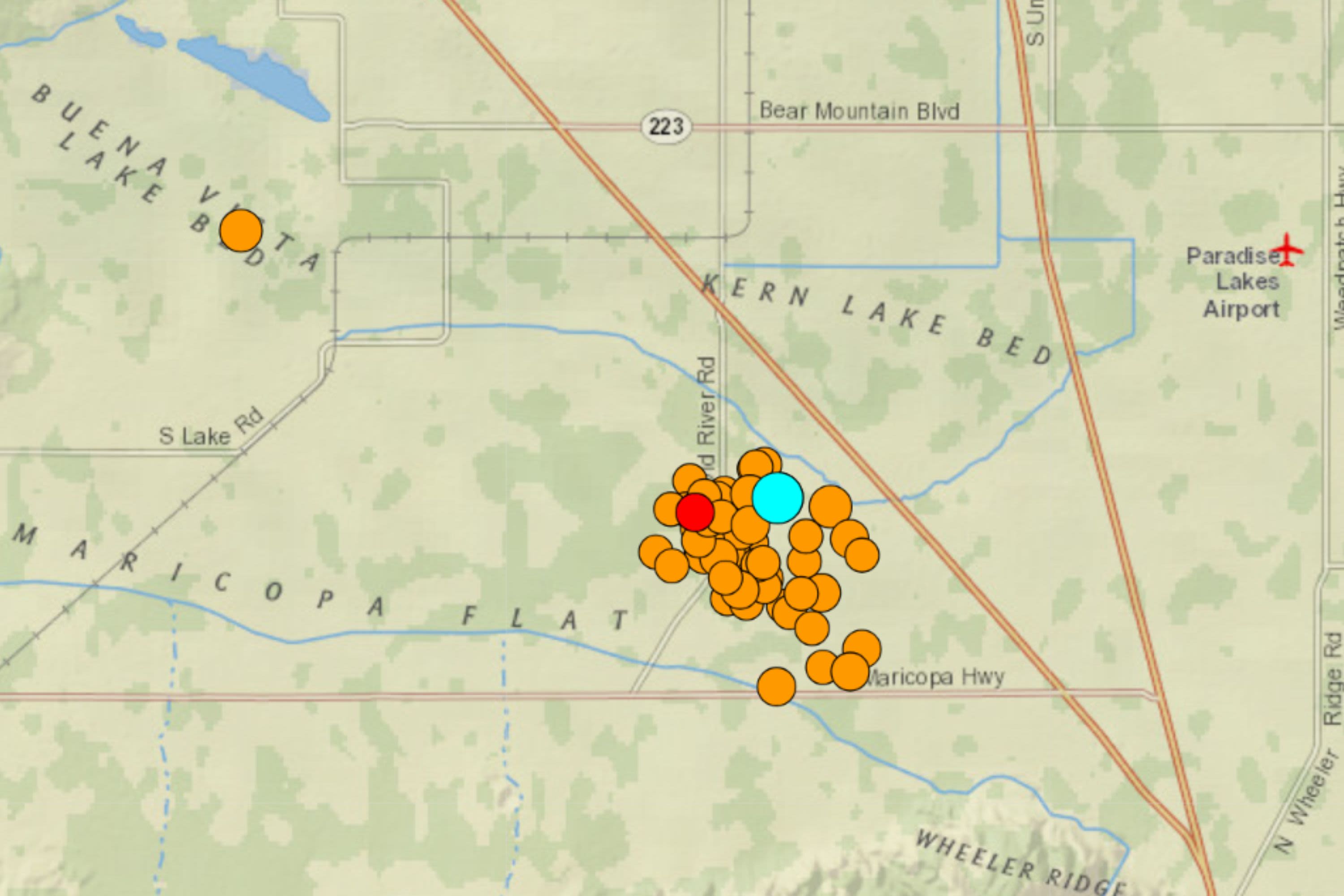 California earthquake update: Map reveals where aftershocks hit