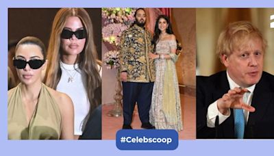 Kim Kardashian and other VIP guests arrive for the Ambani wedding