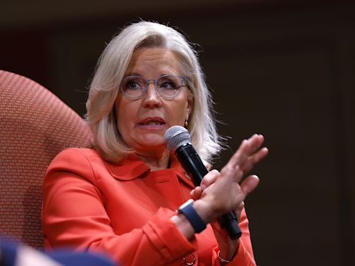 Liz Cheney fact-checks Republican's Donald Trump claim