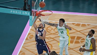 Paris Olympics: Team USA finishes greatest day of basketball ever in one arena by rolling Brazil in quarterfinals