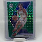 2019-20 Panini Mosaic Jordan Poole  RC 新人卡 綠馬賽克亮 勇士