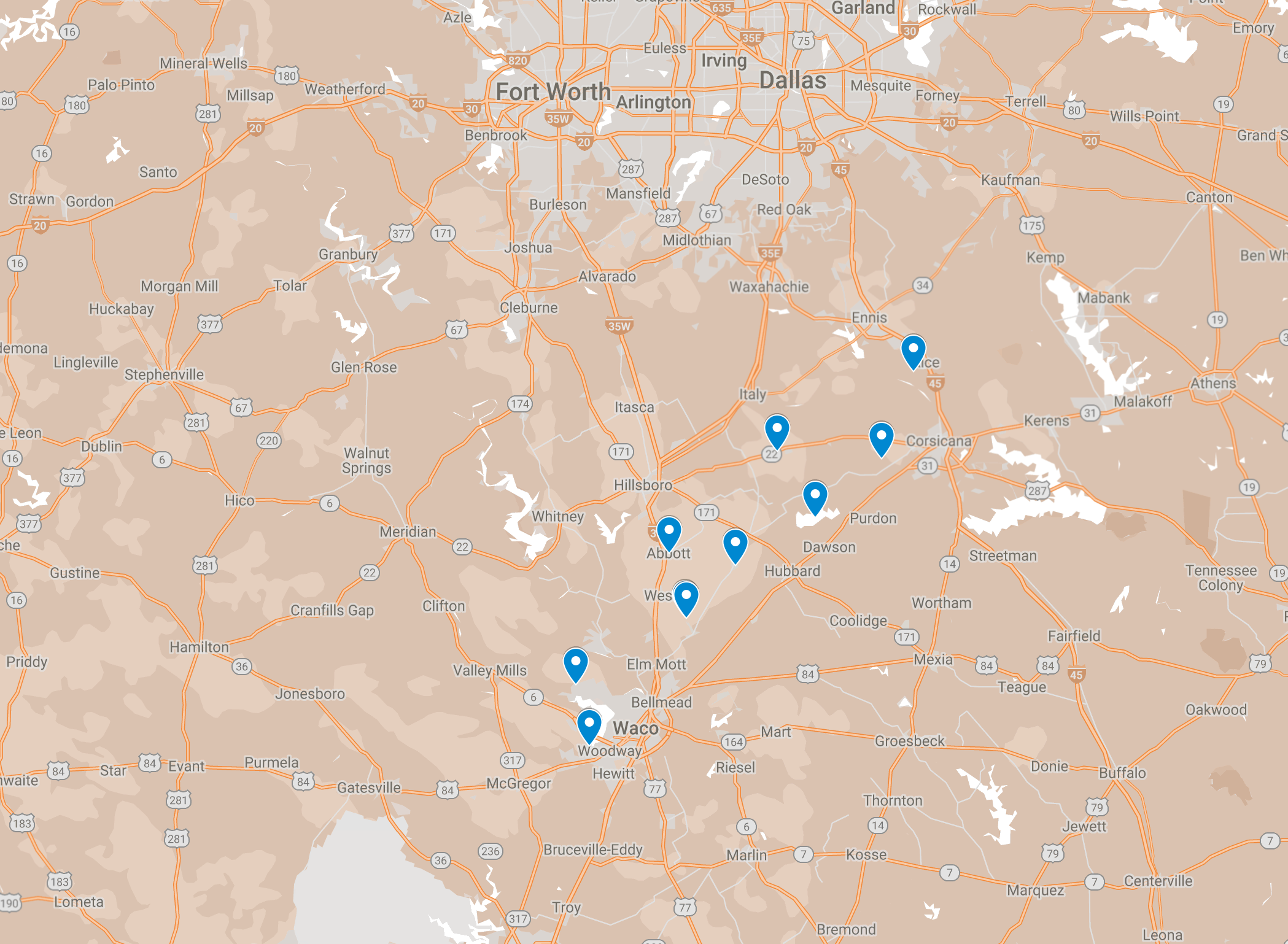 NWS: 12 tornadoes touched down in Texas this weekend. Here's where