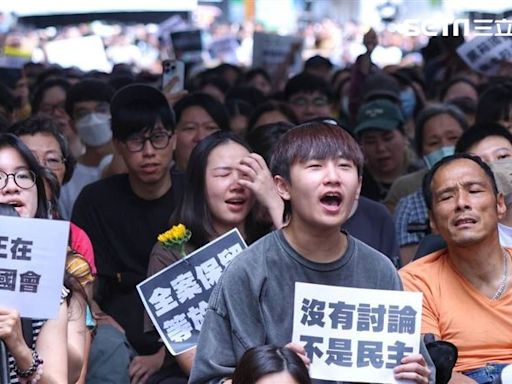 嘆台灣民主自由受迫害 吳欣岱挺抗爭：519遊行吃芭樂的人不這樣覺得