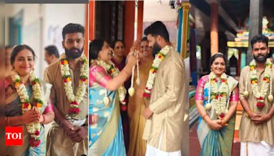 Meera Vasudevan ties the knot with Vipin in Coimbatore, watch video | - Times of India