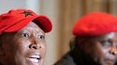 Left-wing radical Julius Malema said his Economic Freedom Fighters (EFF) would not join any ANC-led coalition that included the free market Democratic Alliance (DA) party