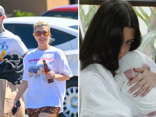 Travis Barker Showers Kourtney Kardashian With Love on Mother's Day as She Celebrates for the First Time as a Mom-of-4