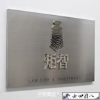 可開發票【招牌訂製】不銹鋼精工公司工作室logo廣告字招牌牌匾設計定做