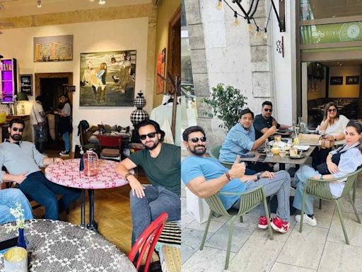 Kunal Kapoor chills with his ‘Jewel Thief’ co-star Saif Ali Khan in Budapest - Times of India