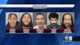 Drug bust in southern Vermont leads to arrests of 5 people