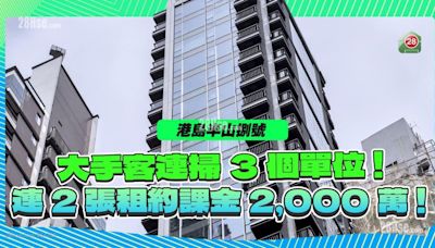 大手客課金2,000萬 狂掃3伙半山捌號