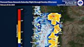 Snow forecast for Willamette Valley Saturday night; a foot possible for mountain passes
