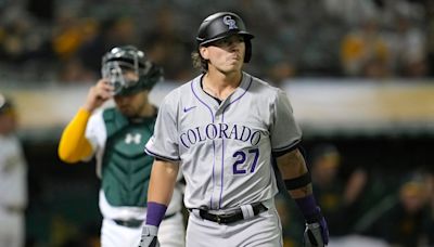 Rockies’ Jordan Beck, out with broken hand, unsure when he’ll return