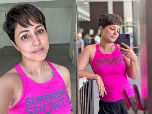 Hina Khan Embraces Her Scars 'With Love' Whilst Battling Breast Cancer: 'First Sign of Progress'