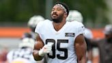 Browns star DE Myles Garrett leaves practice early against Eagles with foot injury; severity unknown