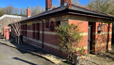 Inside train station abandoned since 1950s - you can buy it for just £40k