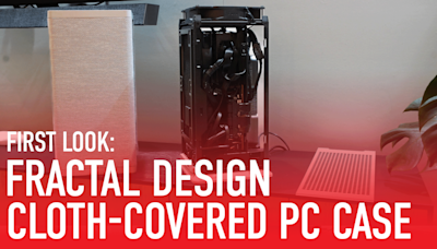 First Look: Fabric-Wrapped Fractal Design Mood PC Case Channels IKEA for Geeks