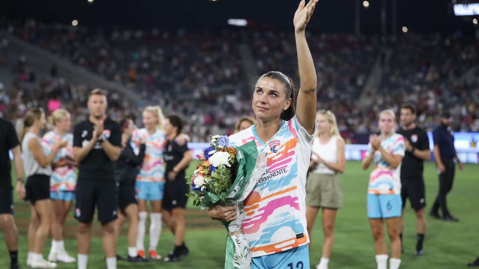 Alex Morgan retires: USWNT hero gets emotional farewell