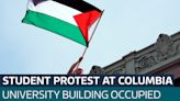 Pro-Palestinian protests intensify in U.S. as students occupy Columbia University building - Latest From ITV News