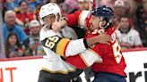 Panthers' Ryan Lomberg has one-punch knockdown of Golden Knights' Keegan Kolesar