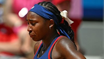 Coco Gauff Tears Up After Controversial Call From Olympics Umpire