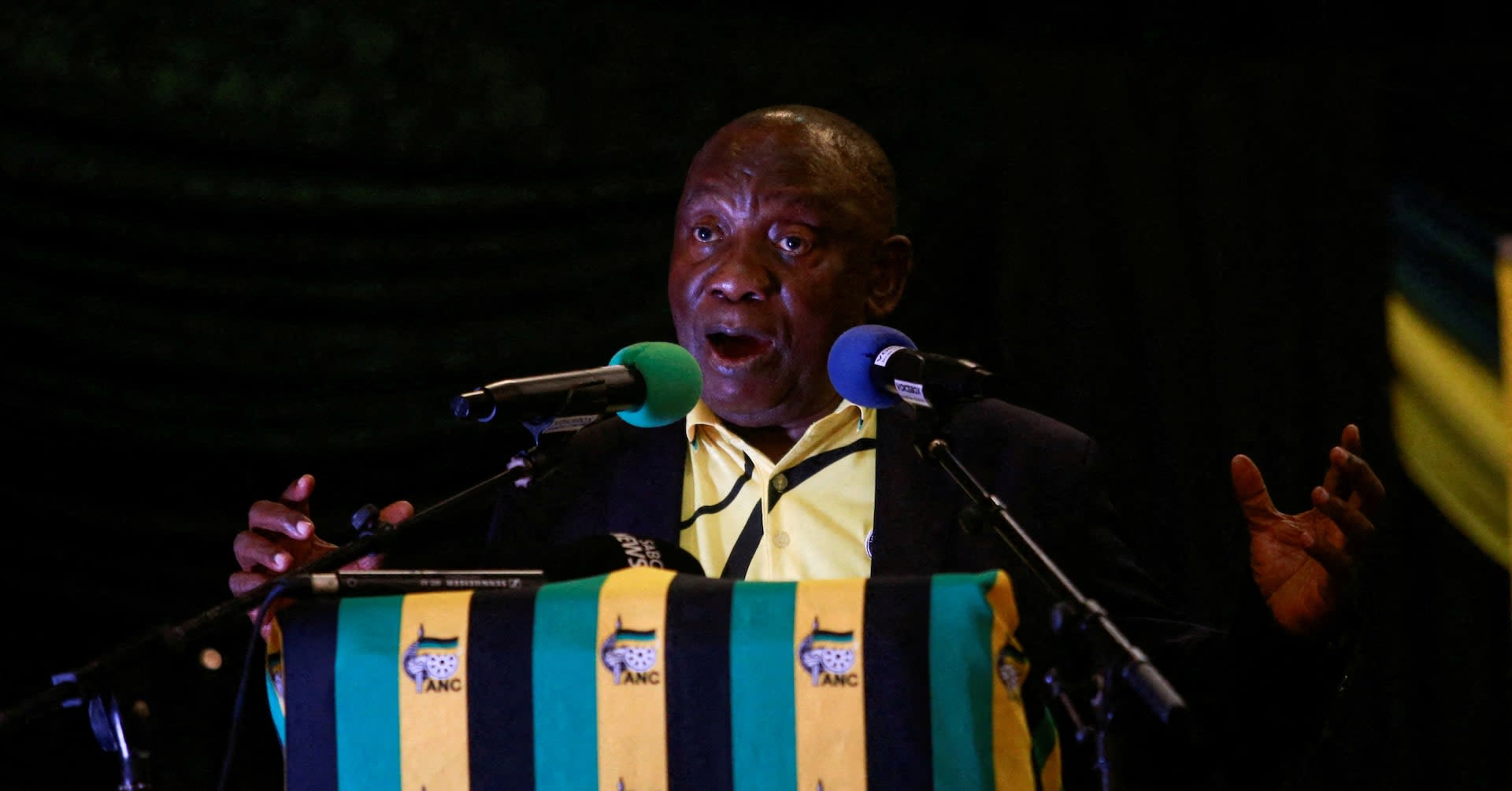 South Africa's Ramaphosa steers ANC into potentially pivotal election