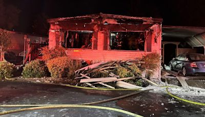 Overnight mobile home fire in East Bay kills one, hospitalizes another
