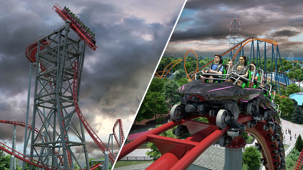 Cedar Point theme park unveils record-breaking 'tilt' roller coaster for 2025