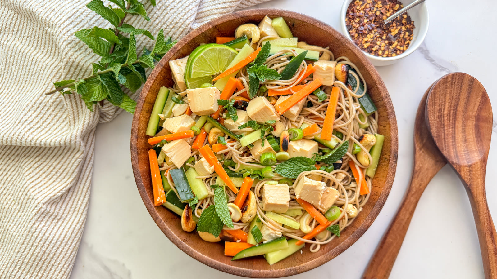 Silken Tofu And Soba Noodle Salad Recipe