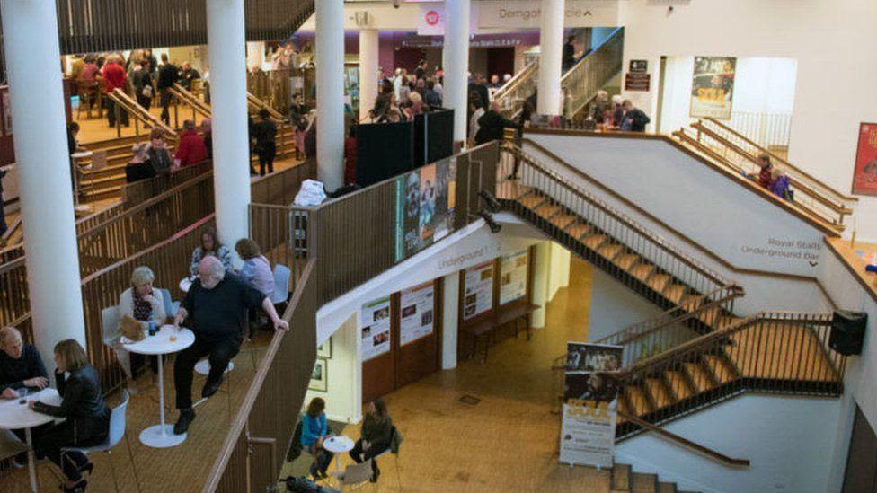 Raac-hit theatre foyer reopens for new season