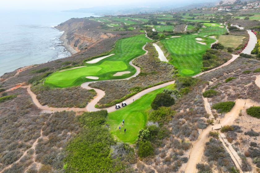 Rancho Palos Verdes is known for landslides. It's also home to Trump's golf course