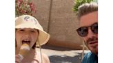 David Beckham Shares Video of Daughter Harper Eating Morning Cone of Gelato: 'Don't Tell Mummy'