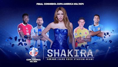 Shakira se presentará en la Final de la Conmebol Copa América USA 2024