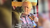 Elderly Father Just Can't Say No To His Grandkitty… And It's Too Precious!