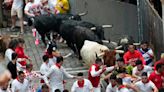 Carrera limpia en el tercer encierro de San Fermín 2024 con los veloces toros de Victoriano del Río