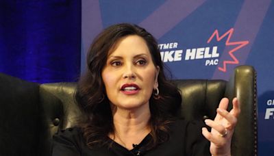 Dog bites and shark week: Whitmer talks about how to run a tough campaign in 2024